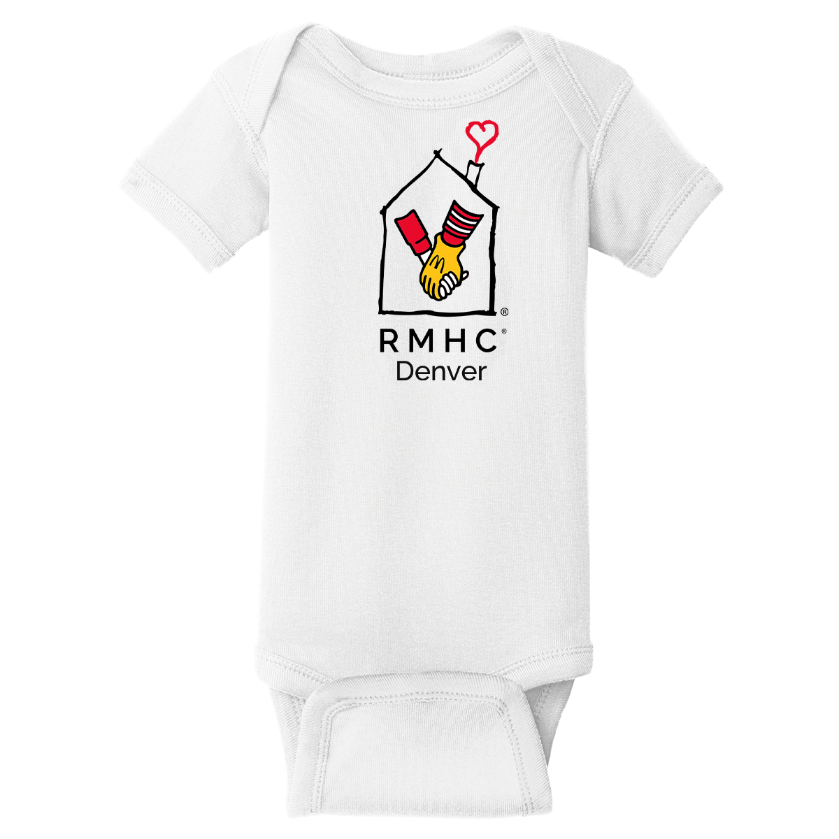 Rabbit Skins Infant Short Sleeve Baby Rib Bodysuit