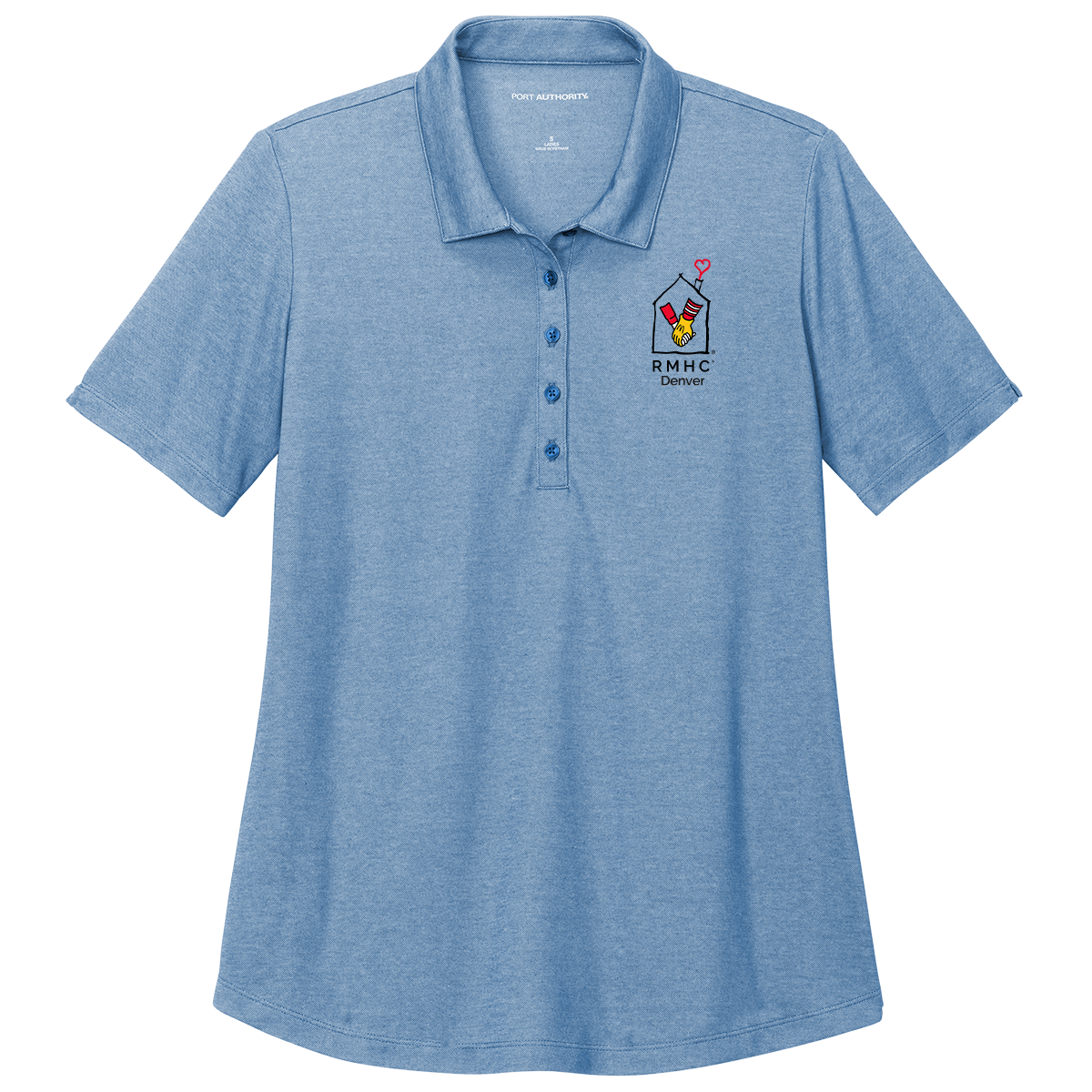 Port Authority Ladies Fine Pique Blend Polo